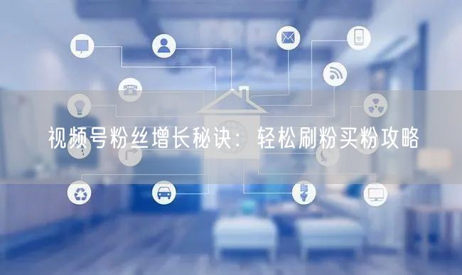 视频号粉丝增长秘诀：轻松刷粉买粉攻略