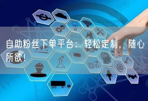 自助粉丝下单平台：轻松定制，随心所欲！