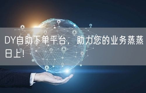 DY自助下单平台，助力您的业务蒸蒸日上！
