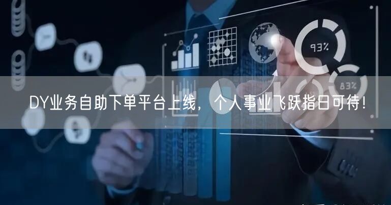 DY业务自助下单平台上线，个人事业飞跃指日可待！