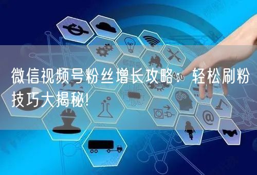 微信视频号粉丝增长攻略：轻松刷粉技巧大揭秘!