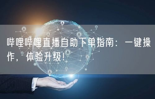 哔哩哔哩直播自助下单指南：一键操作，体验升级！