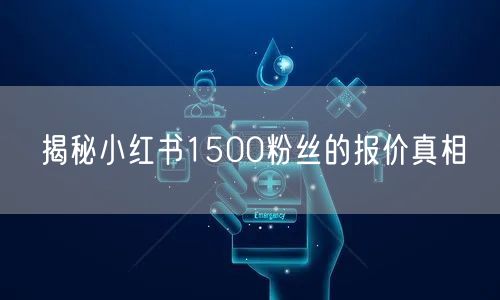 揭秘小红书1500粉丝的报价真相